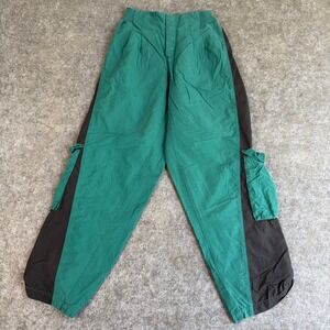 Free People Movement Mesmerize Me Cargo Pant Jogger Pants Small Green Parachute